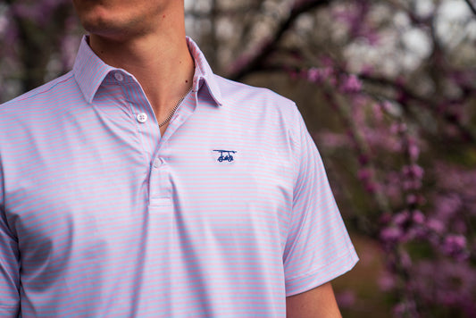 Albatross Polo - Seaglass / Pink