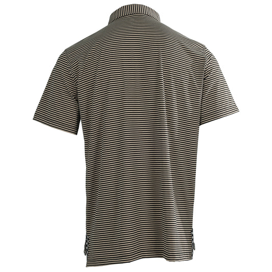 Albatross Polo - Black/Heather Sand Dollar