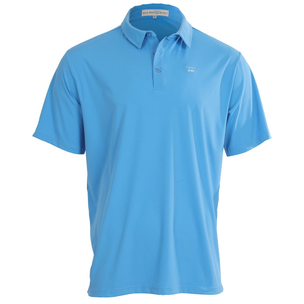 Youth First Class Polo - Azure Blue