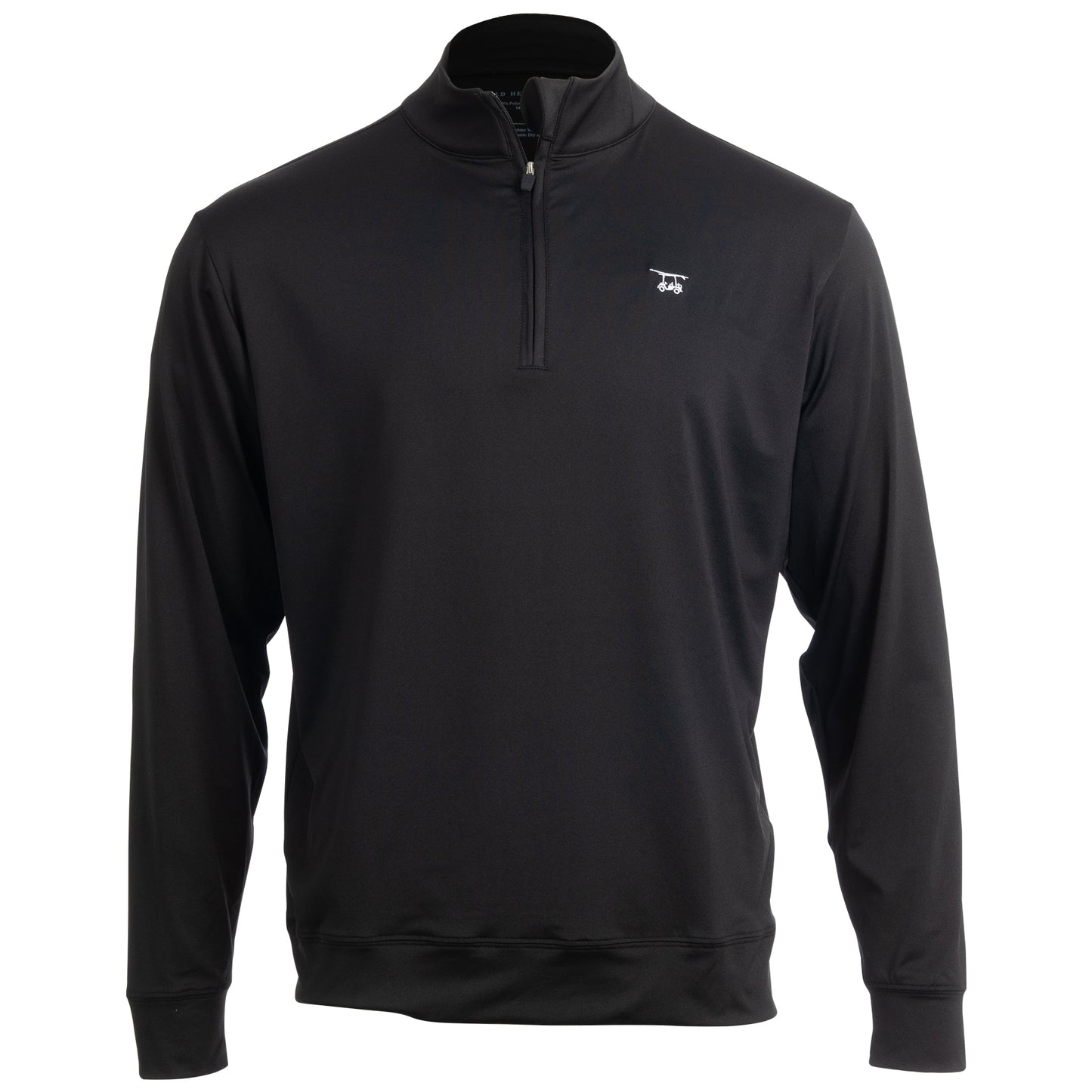 Youth Ocean View Quarter Zip - Solid Black