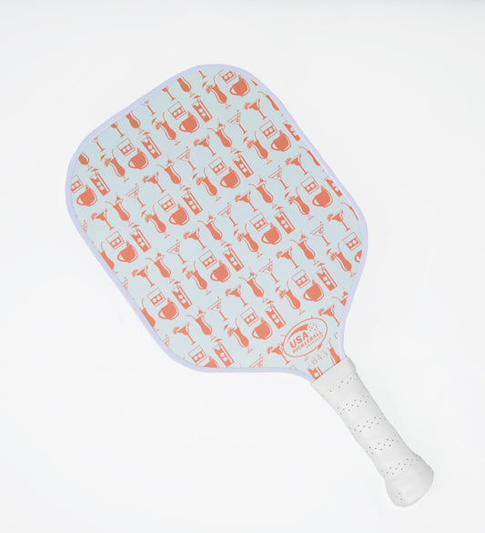 Pickleball Paddle - Cocktails Print