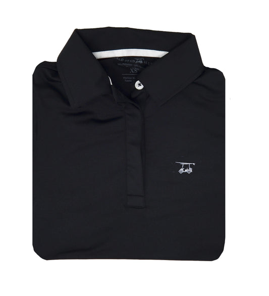 Ladies Black Polo w/ Sleeves