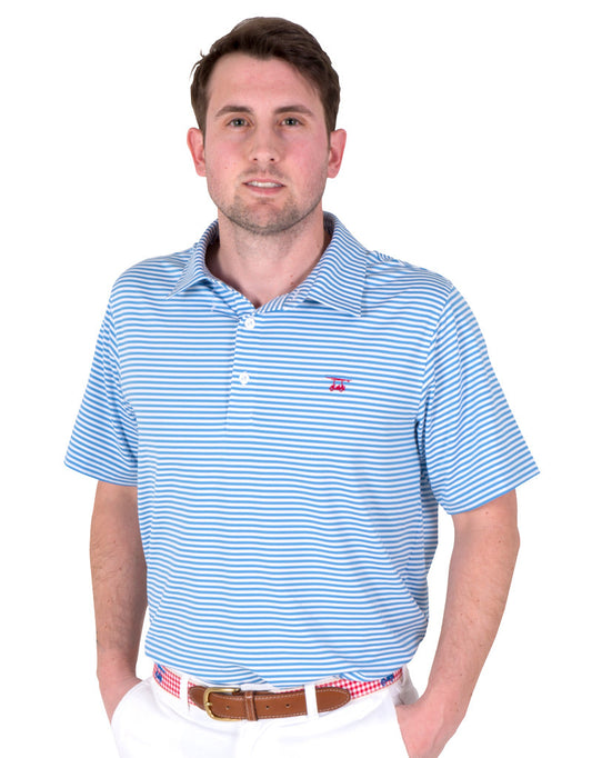 Albatross Polo - Regatta/White Stripe