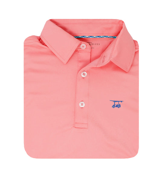 Albatross Polo - Solid Coral